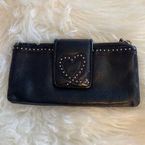 Brighton double zip wallet